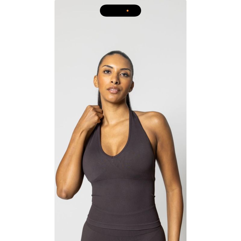 Aura Halter in Espresso