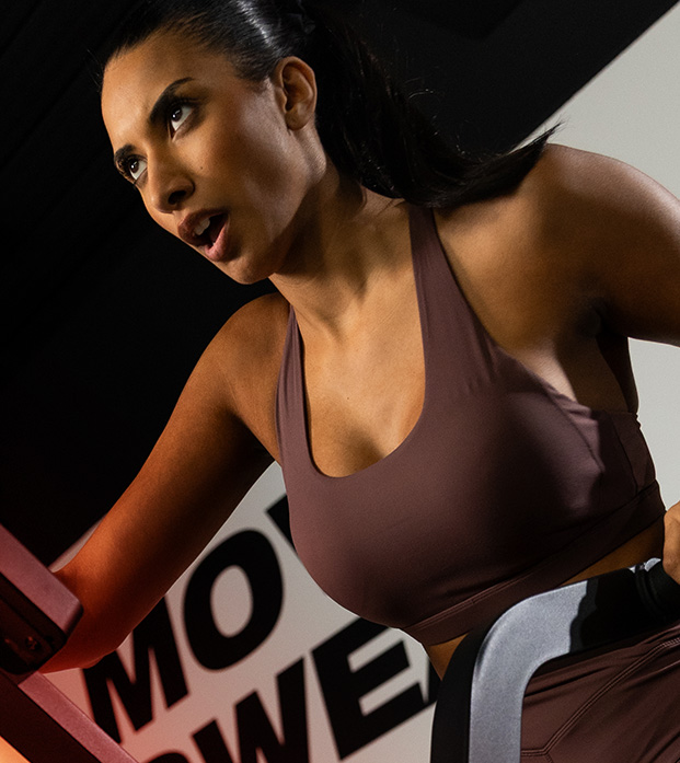 Athlete wearing a supportive Ignyte sports bra